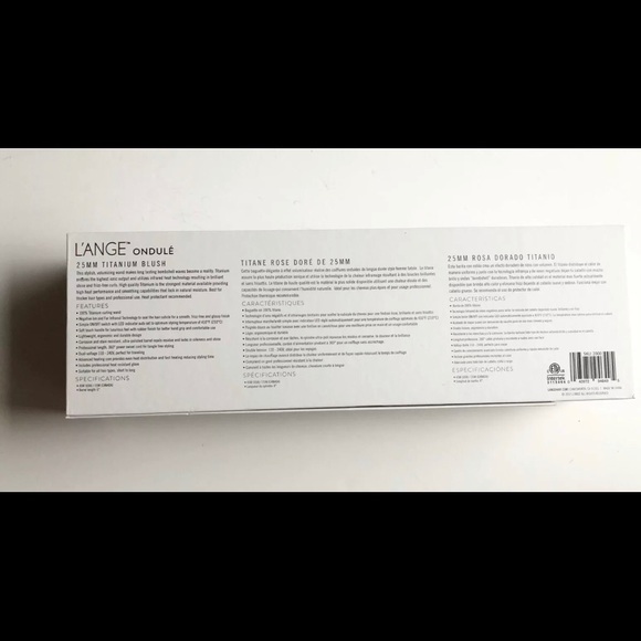 L’ange Ondule Titanium Curling Wand Iron 1”  25MM - Picture 3 of 3